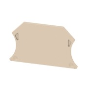 Plaque d'extrémité pour 2,5-10 mm², Couleur: beige - HAGER KR01AP 