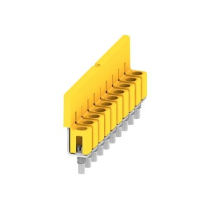 Contact de pontage, horizontal, 2,5mm², 10x, connection à vis - HAGER KR025B10 