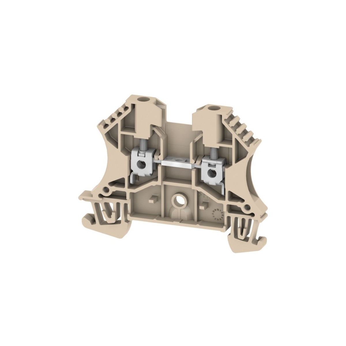 Borne de  phase, 2,5mm², 800V/24A, connection à vis - HAGER KR025L 