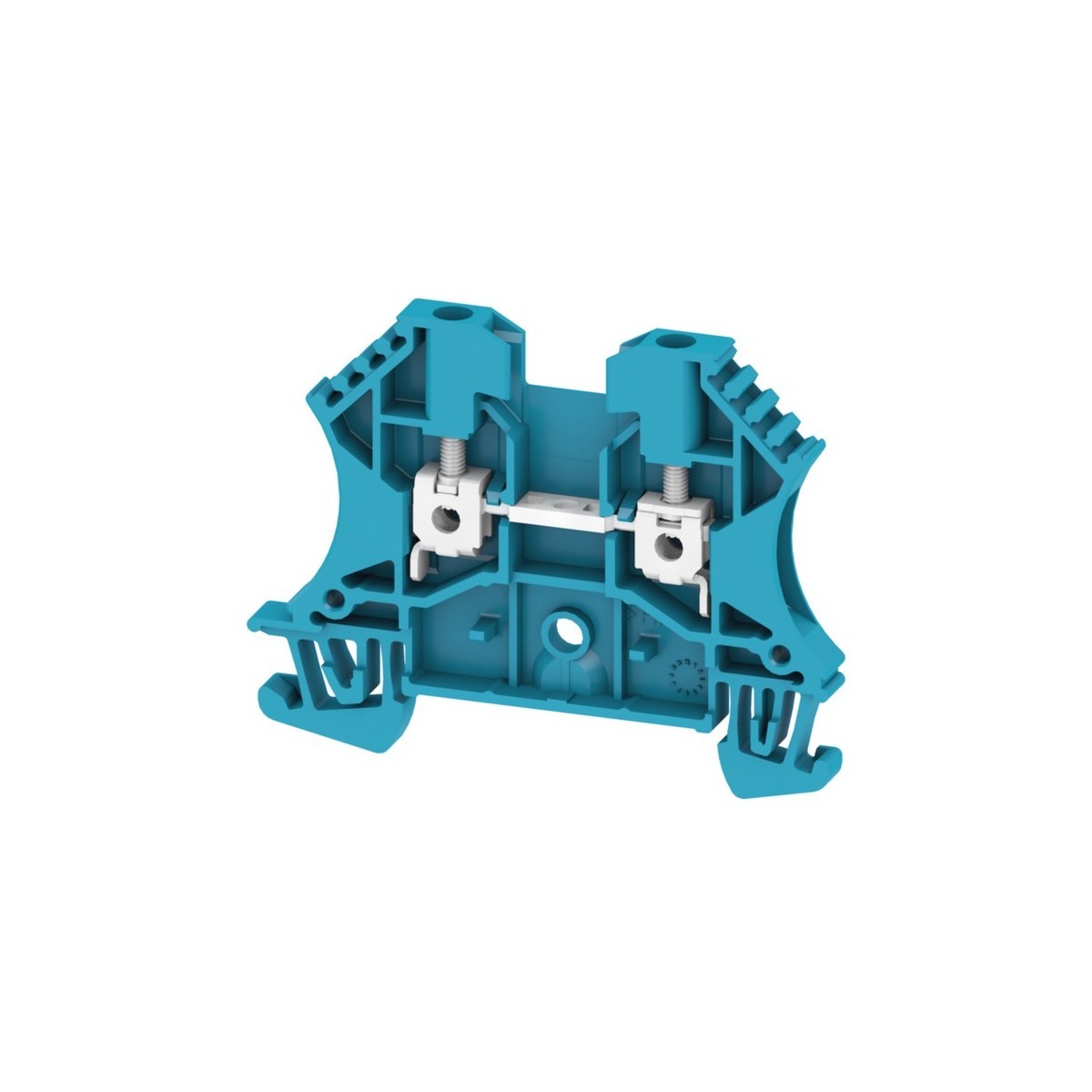 Borne de neutre, 2.5mm², 800V/24A, connection à vis - HAGER KR025N 