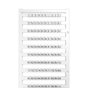 Clip de marquage 5 mm, numérotée de 1 à 100 - HAGER KR02BE 