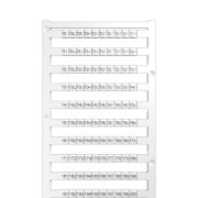 Clip de marquage 5 mm, numérotée de 101-200 - HAGER KR03BE 