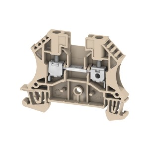 Borne de phase,4mm², 800V/32A, connection à vis - HAGER KR040L 