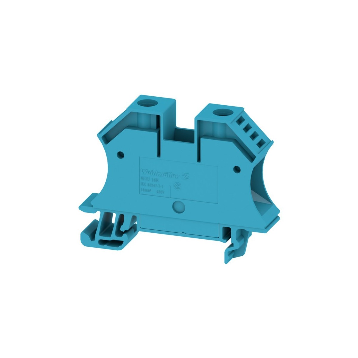 Borne de neutre, 16mm², 690V/76A, connection à vis - HAGER KR160N 