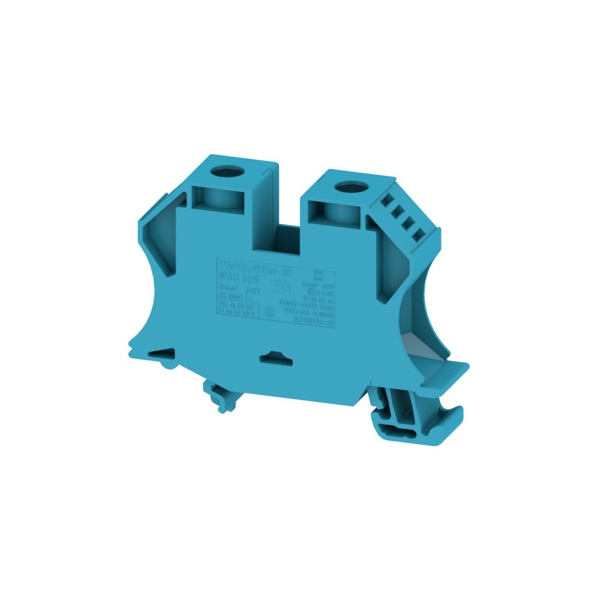 Borne de neutre, 35mm²500V/125A, connection à vis - HAGER KR350N 