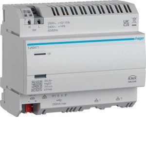 Serveur domotique KNX domovea expert, module automatisme remplacement TJA450 - HAGER TJAS471R 