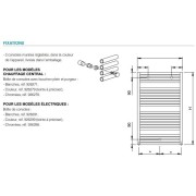 Sèche-serviette ACOVA - ATOLL Spa eau chaude 388W SL-080-050