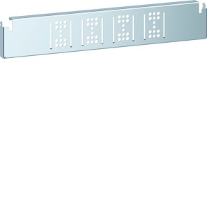 Étagère de support de jeu de barres en aluminium Quadro.System 160-630A L500 mm - HAGER UC500SB 