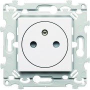 Prise de courant affleurante essensya 2P+T Pure. Lot de 50 - HAGER WE10650 