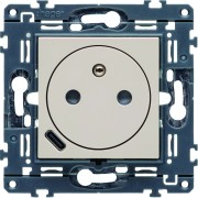 Prise de courant affleurante gallery 2P+T avec USB-C Dune - HAGER WXF114D 