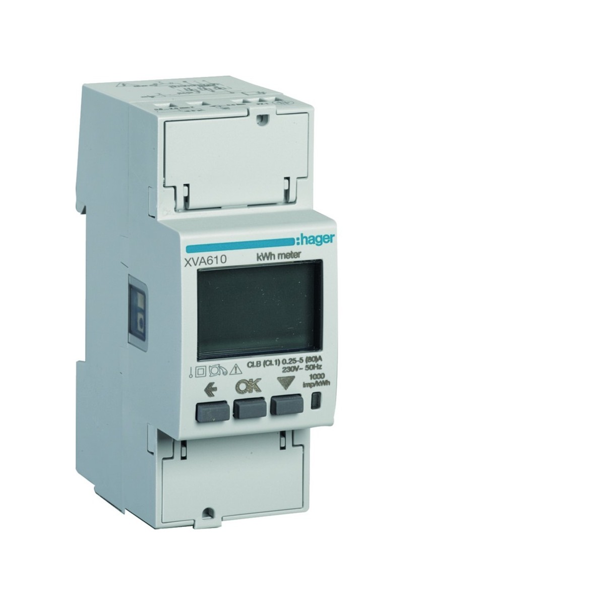 Compteur mono gestion dyn. et optim. sol. witty one + XVA245, witty plus et flow - HAGER XVA610 