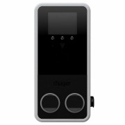 witty park2 Borne mural IP55 IK10 2x7,4kW T2+TE+OCPP+MID+ECRAN+RFID+Protections - HAGER XVP207SQF 