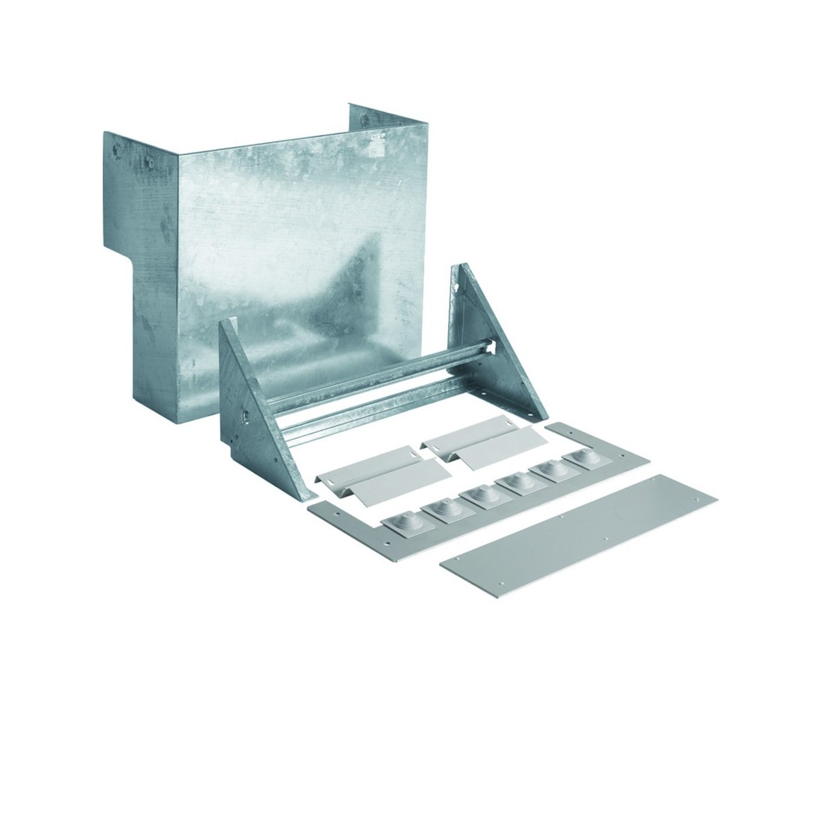 Kit support mural hauteur 640 mm pour armoire KVS largeur 780 mm - HAGER ZAX012 