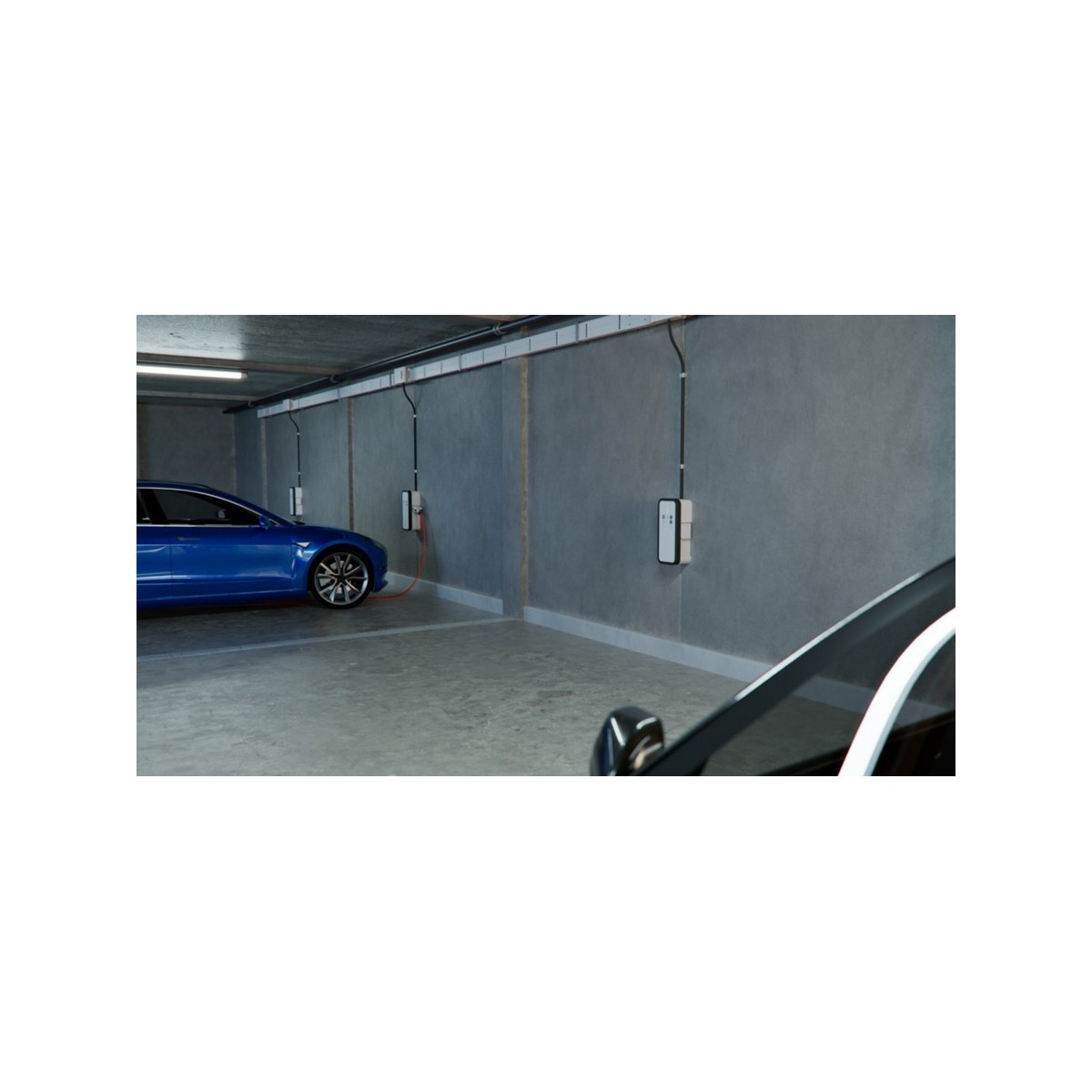 witty share borne de recharge RFID OCPP IP55 1x22kW 1P avec MID intégré - HAGER XEV1R22T2M3 