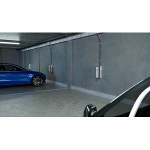 witty share borne de recharge RFID OCPP IP55 1x22kW 1P avec MID intégré - HAGER XEV1R22T2M3 