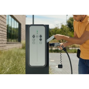 witty share borne de recharge RFID OCPP IP55 1x22kW 1P avec MID intégré - HAGER XEV1R22T2M3 