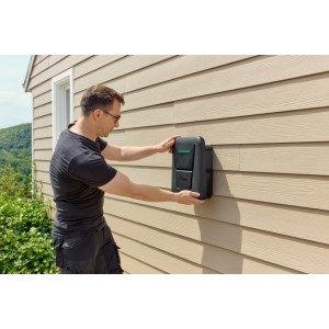 witty one borne de recharge IP55 1x7kW 1P T2S+TIC+RFID+APP Bluetooth+Opt. sol. - HAGER XVR107STI 