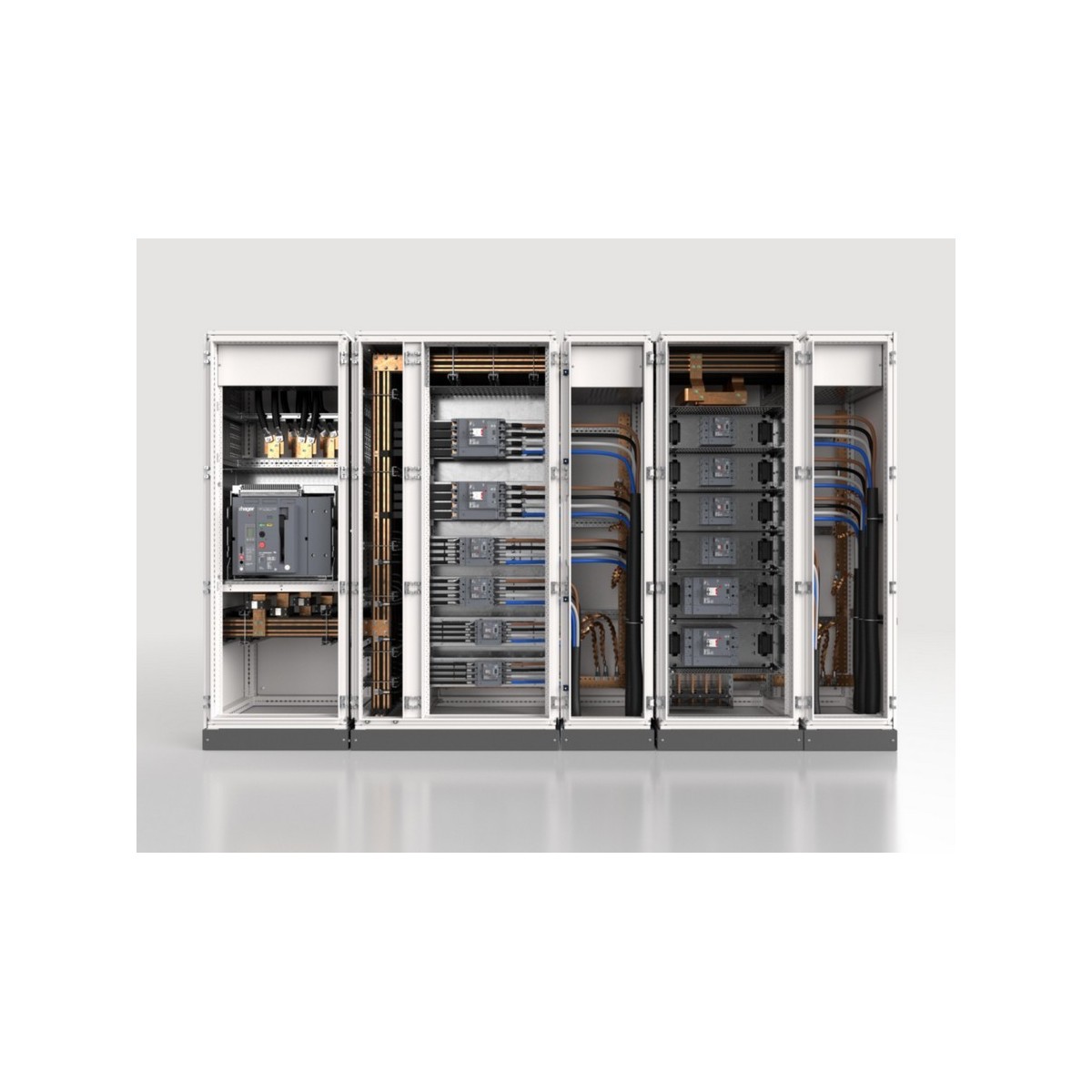 Porte partielle, quadro.evo 800x600 - HAGER FN8060PDW 