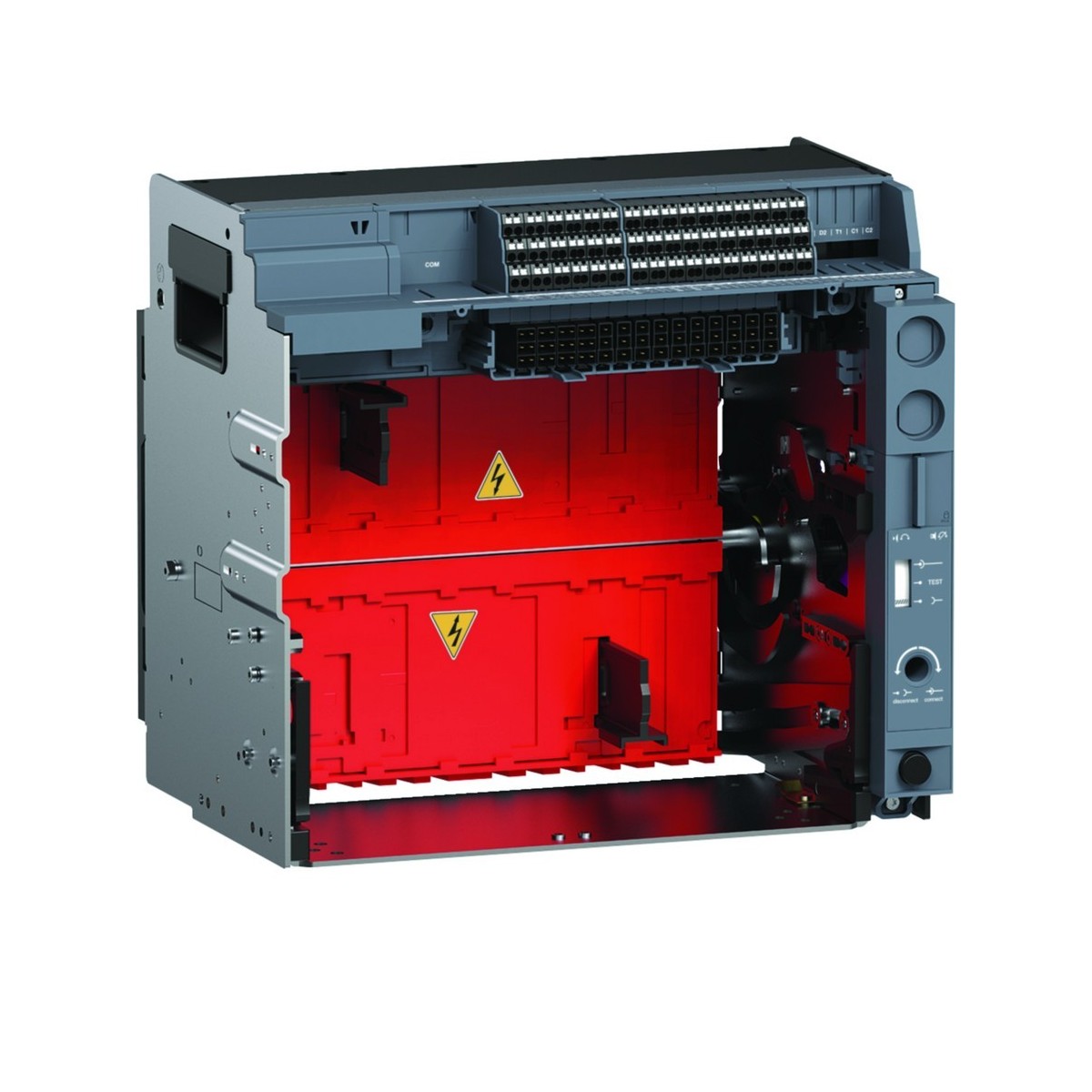 Châssis seul HW1 4P - HAGER HE1E416CA0AA-MTS 