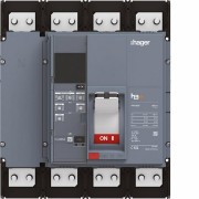 Disjoncteur boitier moulé h3+ PW1600 LSI 4 Poles 800A 50kA - HAGER HMQ801JR 