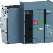 Disjoncteur Ouvert HW1 55kA 800A 4P Débrochable sans chassis pour TU Sent Ener - HAGER HW1M408ZE 