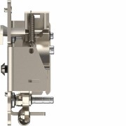 Platine pour interverr.méca. HW2/4 Fixe Secours (type 2S) - 1 platine/ACB (MI) - HAGER HWY226H 