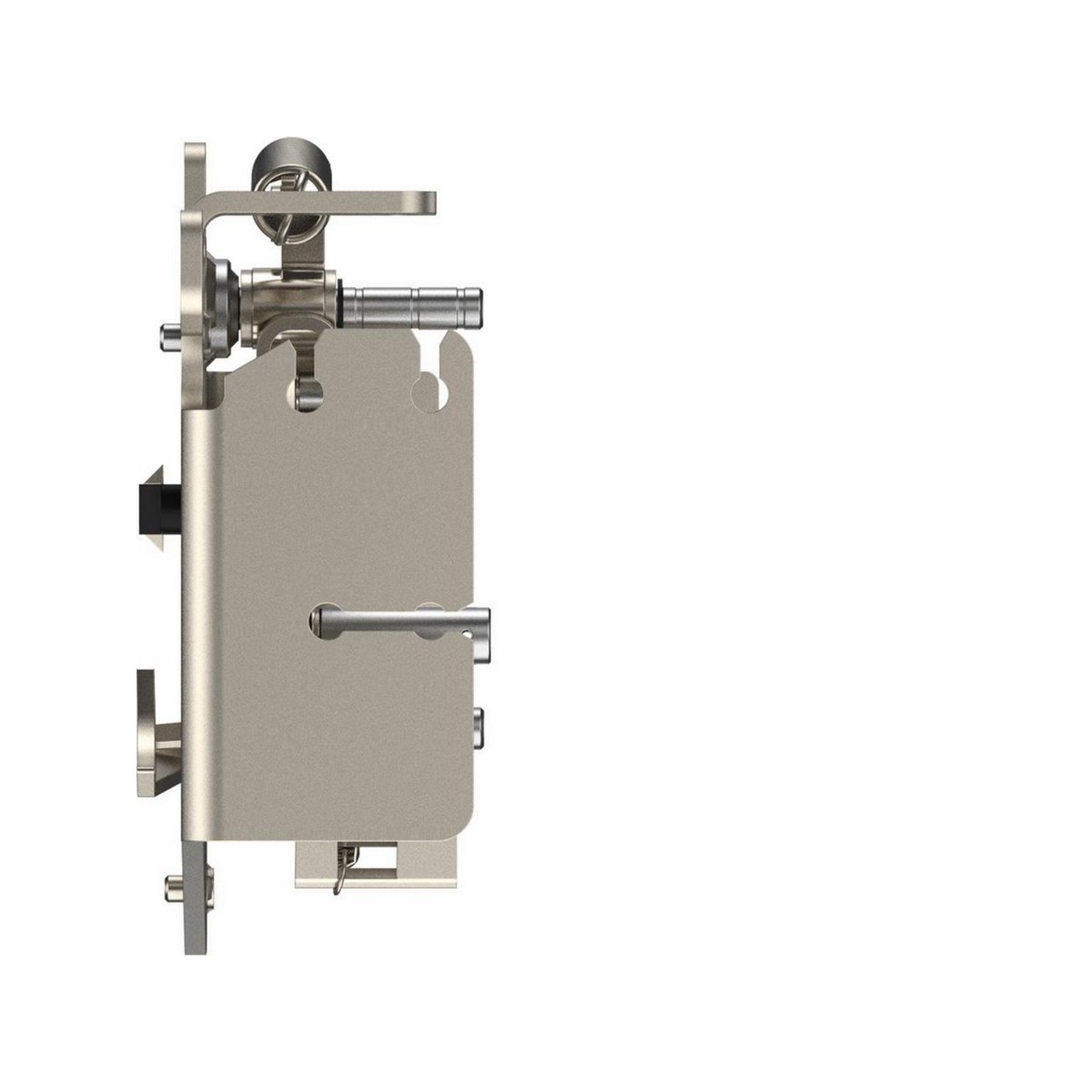 Platine pour interverr.méca. HW2/4 Fixe Secours (type 2S) - 1 platine/ACB (MI) - HAGER HWY226H 