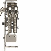 Platine pour interverr.méca. HW2/4 Débro Couplage (type 3C) - 1 platine/ACB (MI) - HAGER HWY233H 