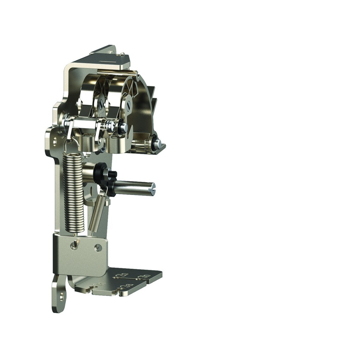 Platine pour interverr.méca. HW2/4 Fixe Secours (type 3S) - 1 platine/ACB (MI) - HAGER HWY236H 