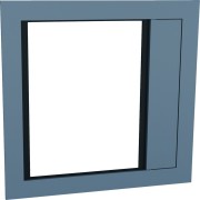 Cadre de porte pour HW1 Fixe (DF) - HAGER HWY282H 