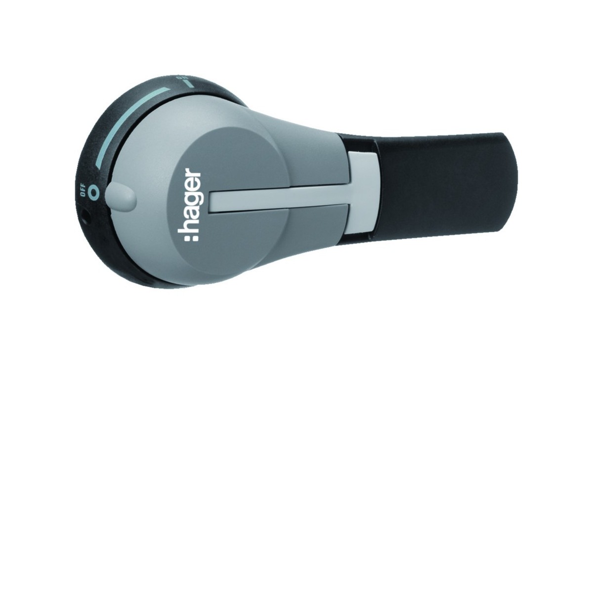 Poignée pour commande déporté pour boitier moulé h3+ PW1600 - HAGER HXH901H 