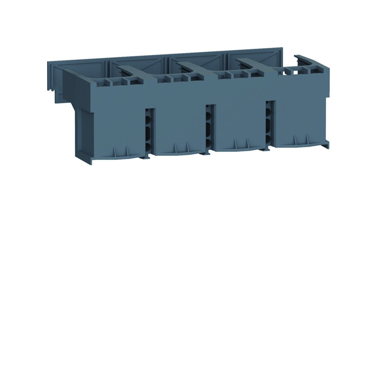 Cache-bornes 4P pour boitier moulé h3+ PW1600 - HAGER HYH022H 