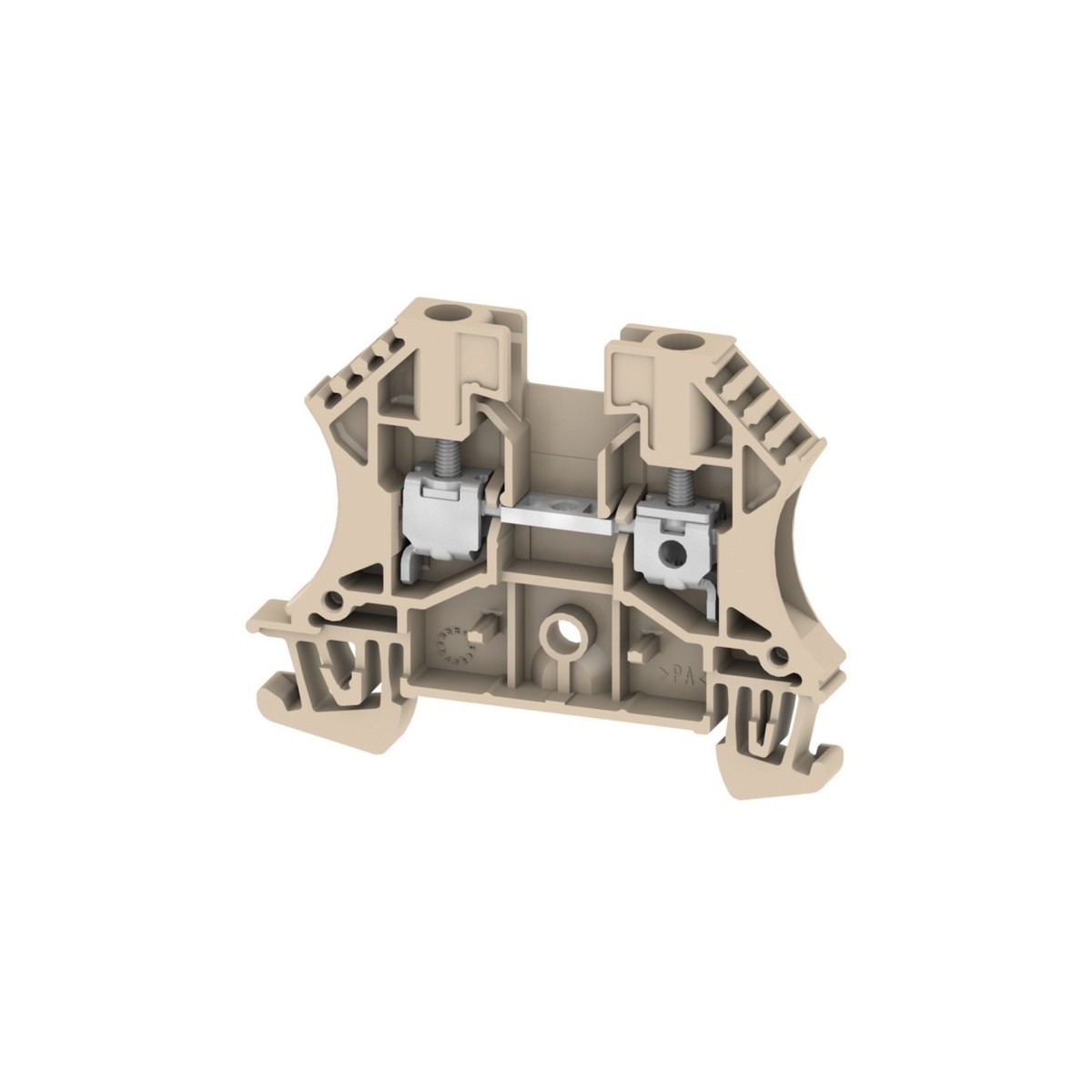 Borne de phase,4mm², 800V/32A, connection à vis - HAGER KR040L 