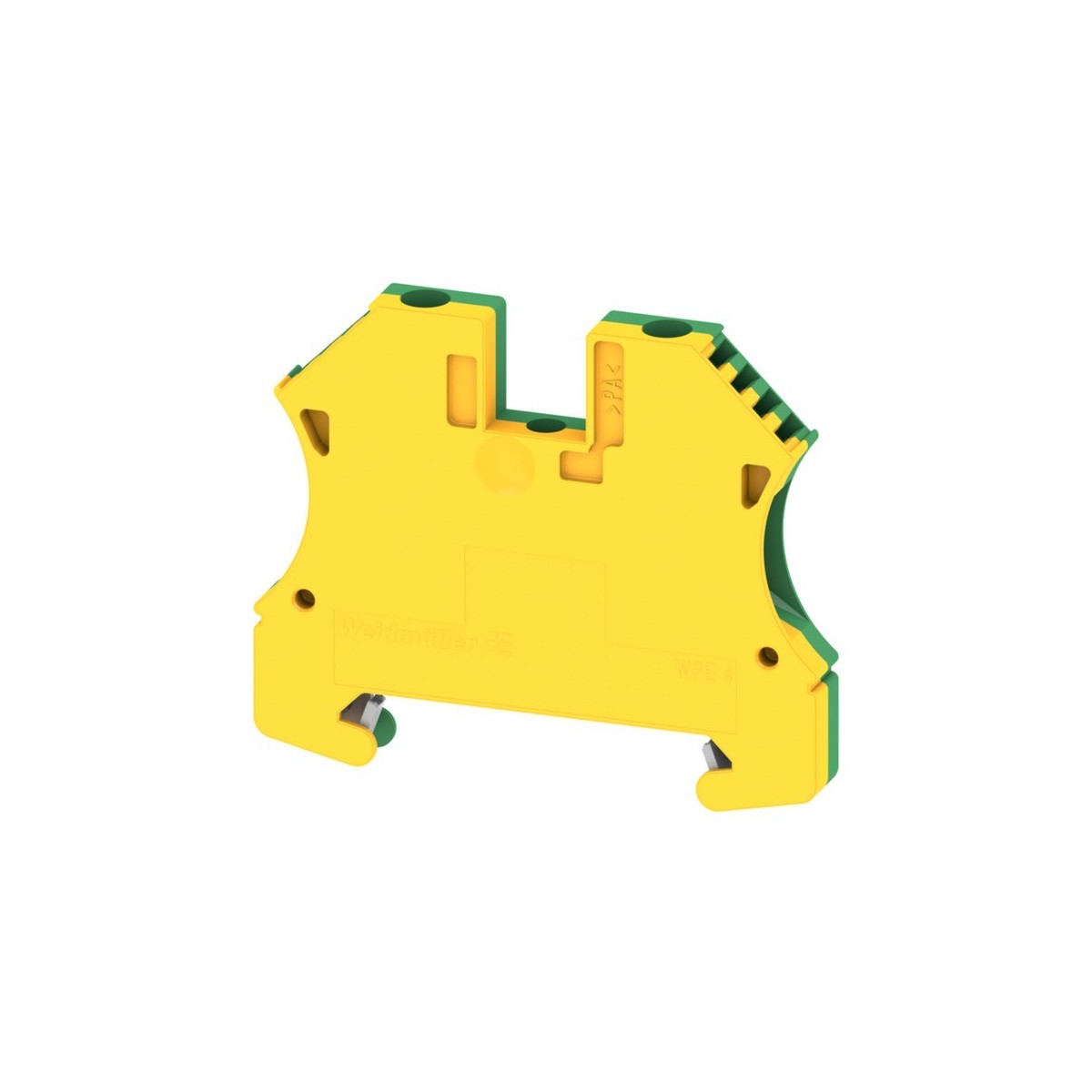 Borne de terre, 4mm², connection à vis - HAGER KR040PE 