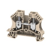 Borne de phase, 10mm², 1000V/57A, connection à vis - HAGER KR100L 