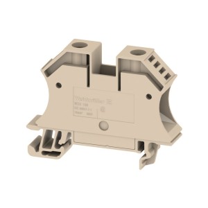 Borne de phase, 16mm², 690V/76A, connection à vis - HAGER KR160L 