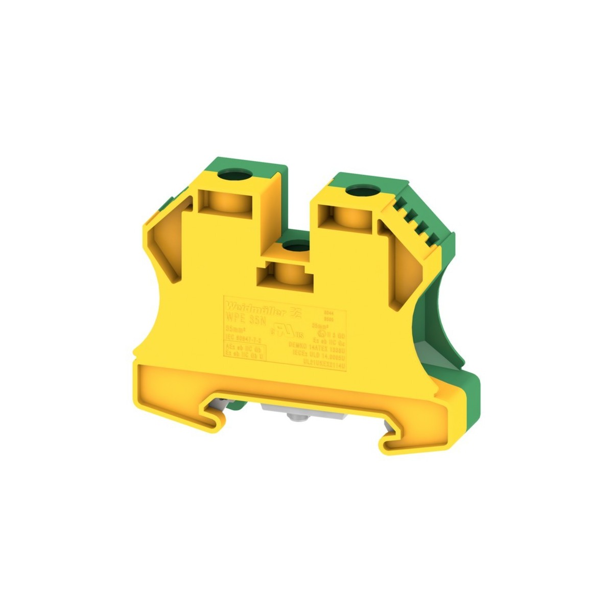 Borne de terre, 35mm², connection à vis - HAGER KR350PE 