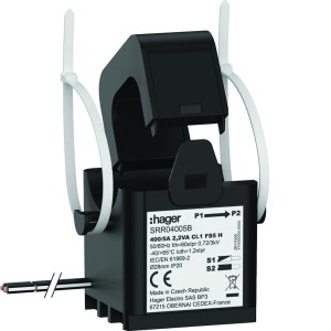 Transformateur de Courant Ouvrant SC2 28mm 400/5A 2.2VA Classe 1 - HAGER SRR04005B 