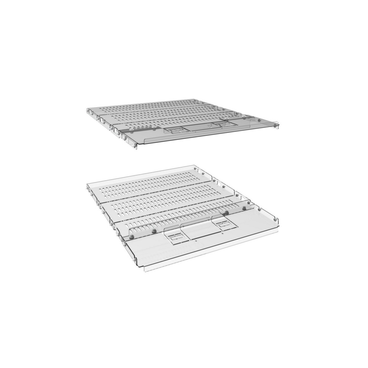 Séparation pour h3+ PW1600, quadro evo, forme 4b, fixe, largeur 350mm - HAGER UC3540FPW1 