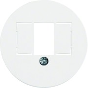 Enjoliveur 1930 pour double chargeur USB Alba - HAGER WTF4000WG 