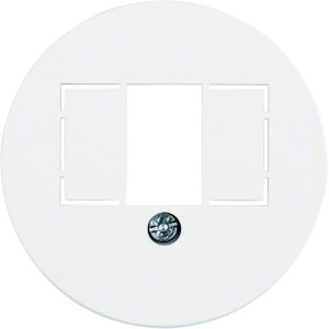 Enjoliveur 1930 pour double chargeur USB Alba - HAGER WTF4000WG 