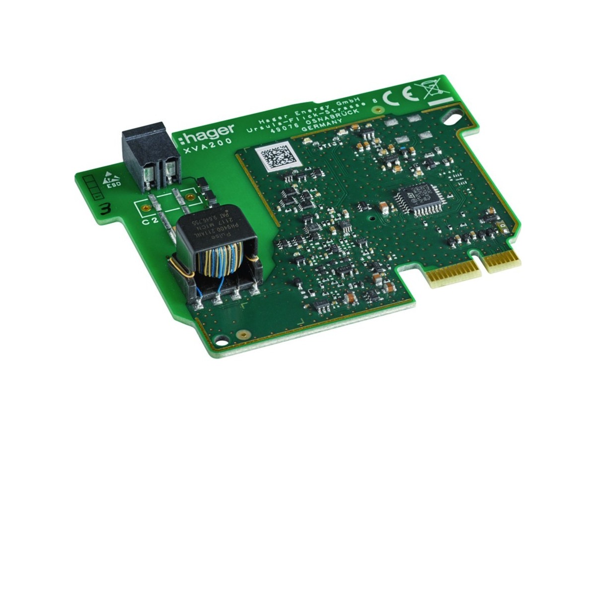 Carte TIC (Télé-Information-Client) filaire pour borne de recharge XVR1xx - HAGER XVA200 