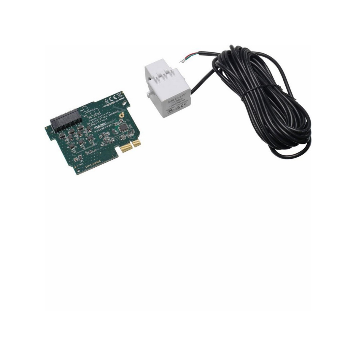 Carte gestion d'énergie mono avec TORE pour borne de recharge XVR1xx et XVL122xx - HAGER XVA310 