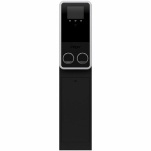 Borne de recharge witty park2 totem IP55 IK10 2x22kW T2+OCPP+MID+RFID - HAGER XVG222S 
