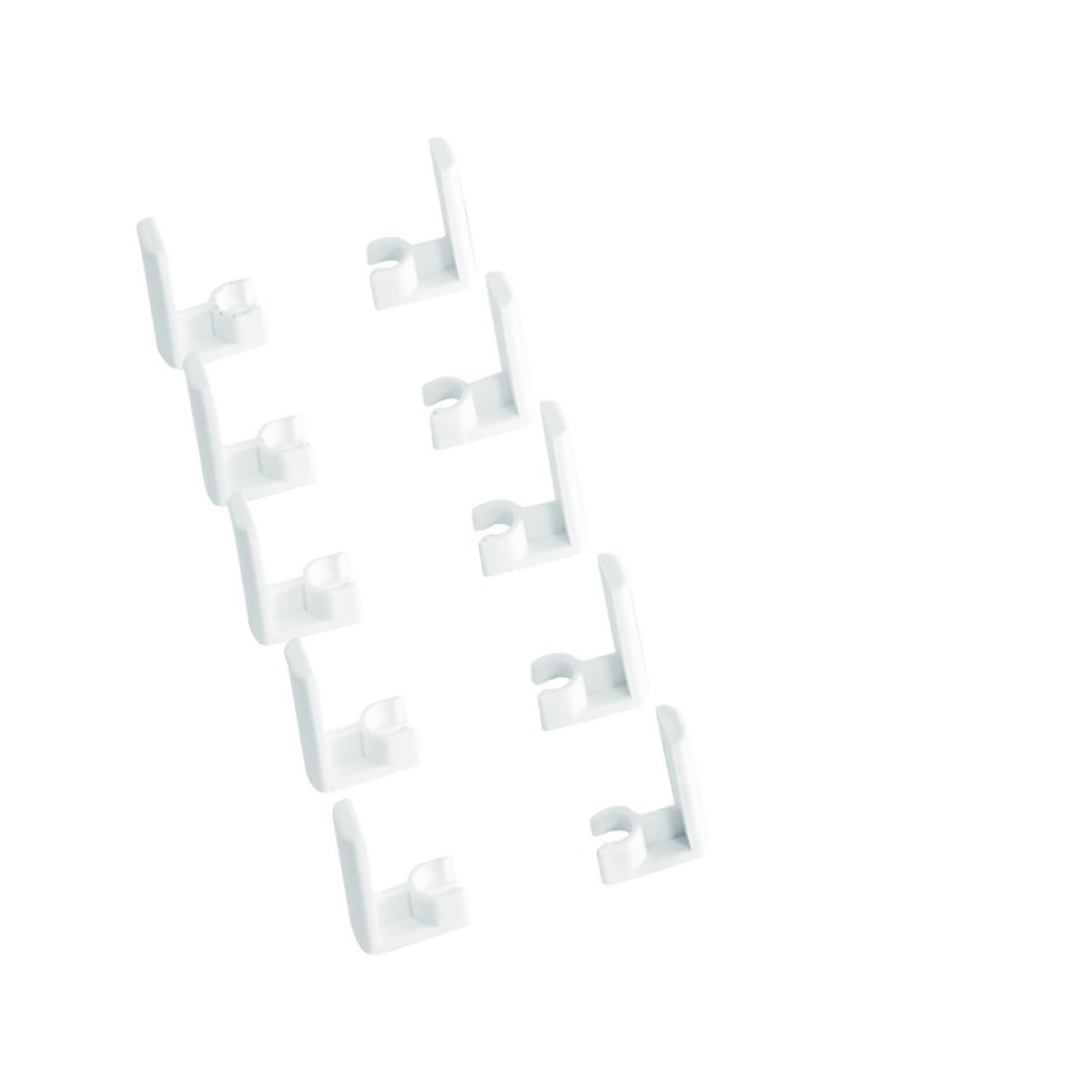 Lot de 10 leviers de montage rapide des portes pour armoires et colonne KVS - HAGER ZAY45072 