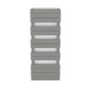 Sèche-serviette ACOVA REGATE Mixte 583W/600W IHD Telegrey