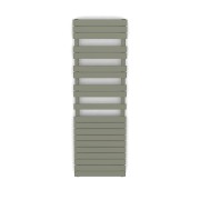 Sèche-serviette ACOVA FASSANE Spa Symétrique eau chaude 1019W FAS-185-060C7233 Cement Grey