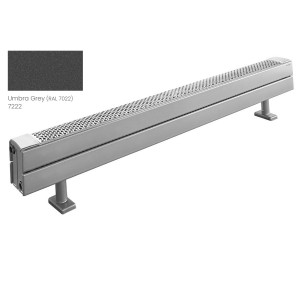 Radiateur chauffage central ACOVA - FASSANE Pack CLXD plinthe  2600W CLXD-029-250C7222 Umbra Grey RAL7022