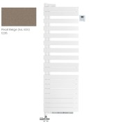 Sèche-serviette soufflant ACOVA REGATE TWIST AIR pivot gauche eau chaude 1809W (809W+1000W) Pearl Beige RAL1035