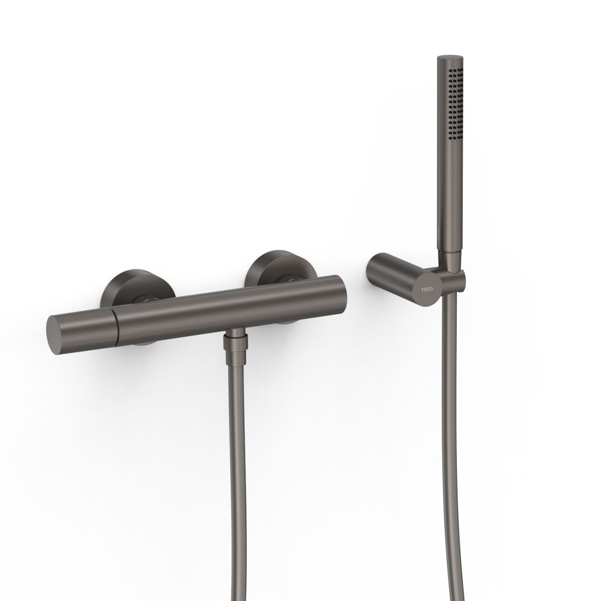 Robinetterie TRES Mitigeur mural pour douche Graphite
